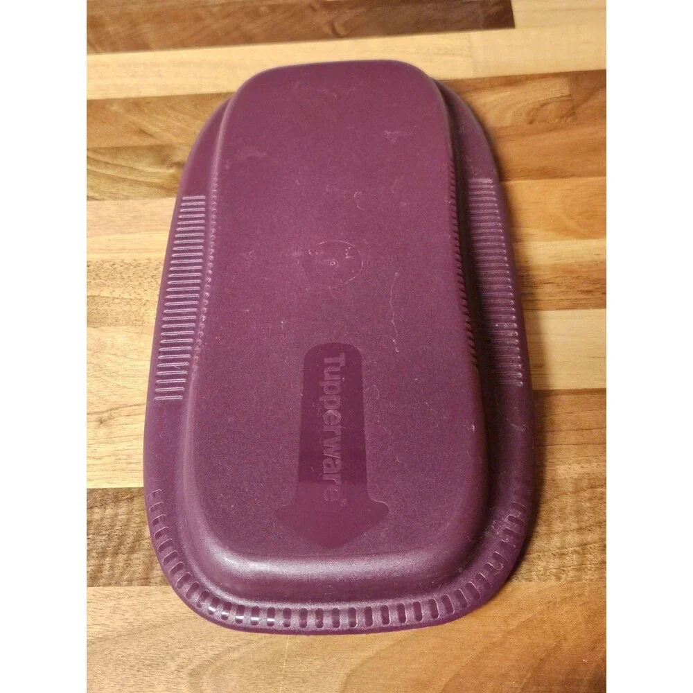 Tupperware Purple Microwave Pasta Maker Steamer Replacement Lid Only 7209A